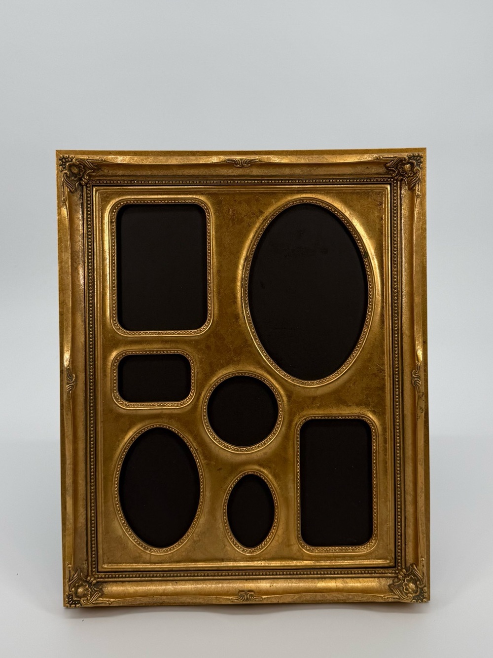 Vintage Gold Multi-Opening Ornate Photo Frame